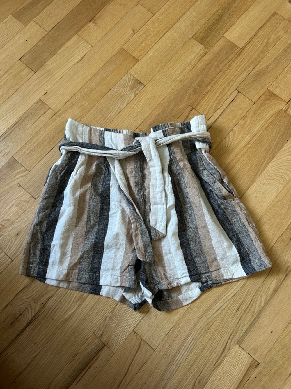Dynamite High-Waist Tie-Belt Shorts